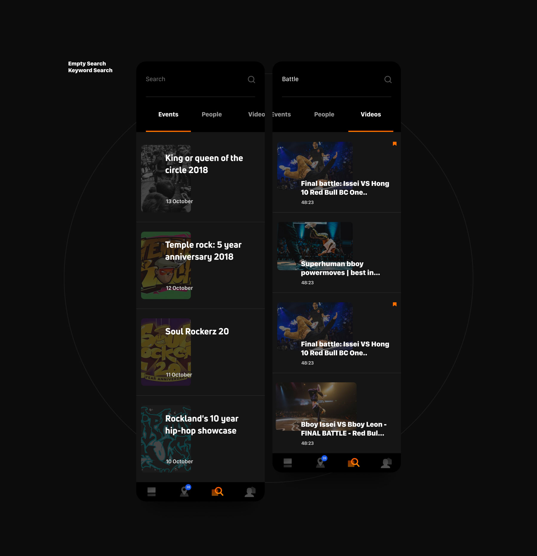 Bboy Event Application