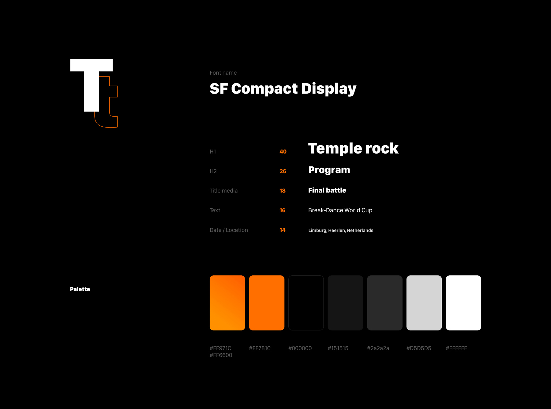 Bboy Event Application