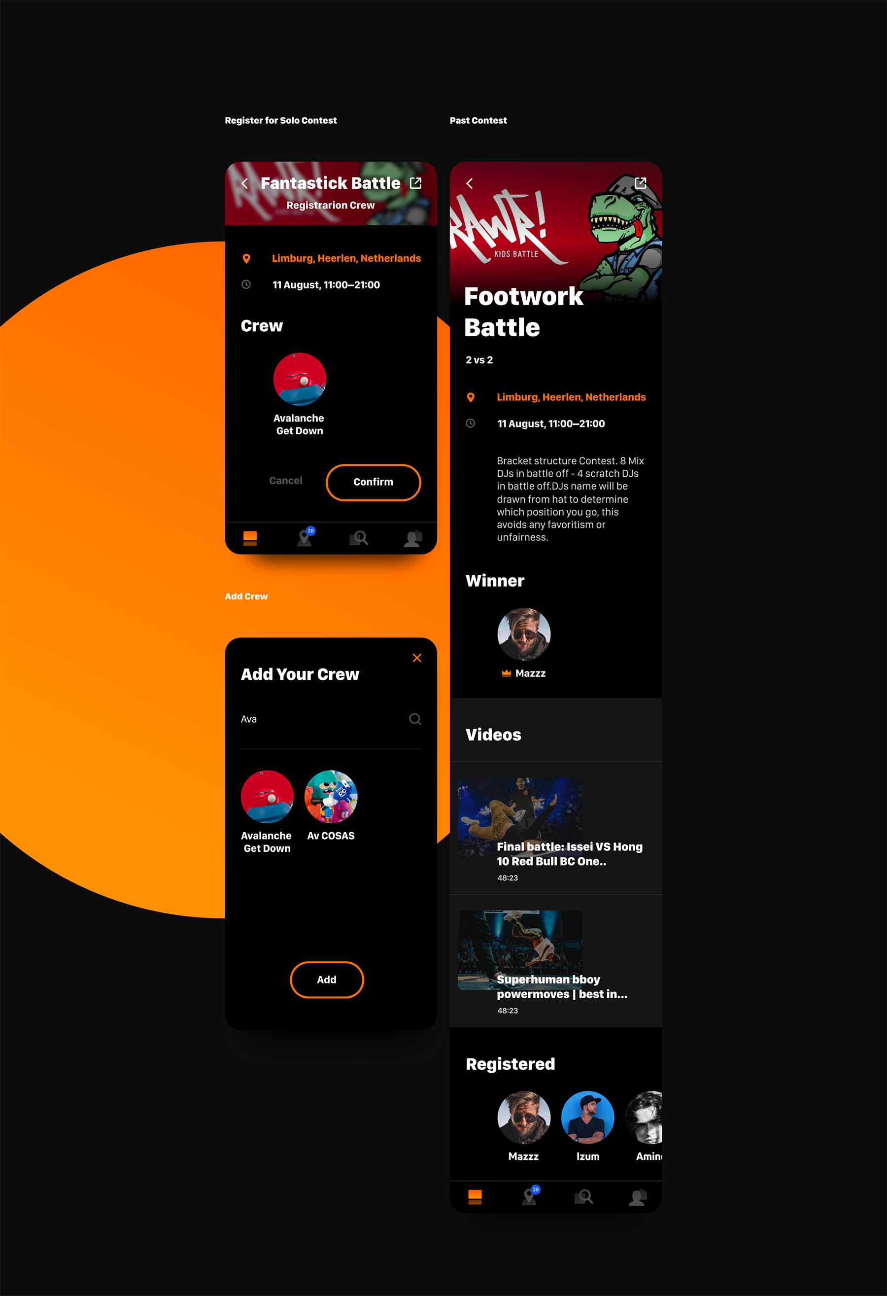 Bboy Event Application